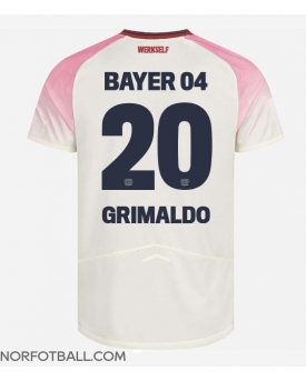 Billige Fotballdrakt Bayer Leverkusen Alejandro Grimaldo #20 Replika Bortedrakt 2025-26 Kortermet